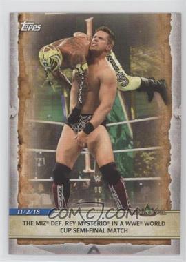 2020 Topps WWE Road to Wrestlemania - [Base] #69 - The Miz Def. Rey Mysterio in a WWE World Cup Semi-Final Match