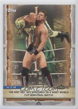 2020 Topps WWE Road to Wrestlemania - [Base] #69 - The Miz Def. Rey Mysterio in a WWE World Cup Semi-Final Match