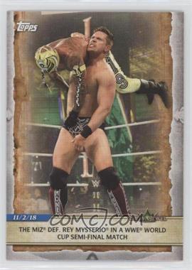 2020 Topps WWE Road to Wrestlemania - [Base] #69 - The Miz Def. Rey Mysterio in a WWE World Cup Semi-Final Match