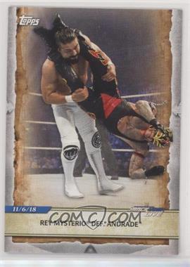 2020 Topps WWE Road to Wrestlemania - [Base] #70 - Rey Mysterio Def. Andrade