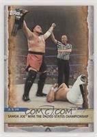 Samoa Joe Wins the United States Championship