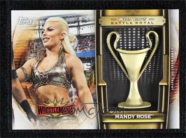 2020 Topps WWE Road to Wrestlemania - Commemorative Women's Battle Royal Trophy #WCWR-MR - Mandy Rose /199