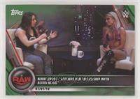 RAW - Nikki Cross Defends Her Friendship with Alexa Bliss #/75