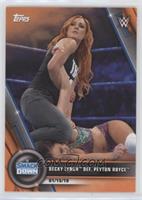 SmackDown - Becky Lynch def. Peyton Royce #/50