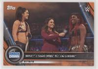 SmackDown - Bayley & Ember Moon def. Fire & Desire #/50