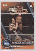 SmackDown - WWE Women's Tag Team Champions Alexa Bliss & Nikki Cross def. Fire …