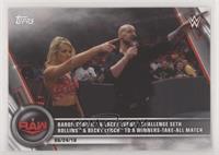 RAW - Baron Corbin & Lacey Evans Challenge Seth Rollins & Becky Lynch to a Winn…