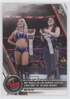 RAW - WWE Women's Tag Team Champions Alexa Bliss & Nikki Cross def. The Kabuki …