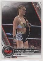 RAW - Raw Women's Champion Ronda Rousey def. Sasha Banks