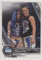 SmackDown - Bayley & Sasha Banks Attack Charlotte Flair