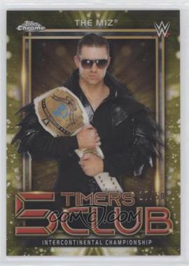 2021 Topps Chrome WWE - 5 Timers Club - Gold Refractor #5T-16 - The Miz /50