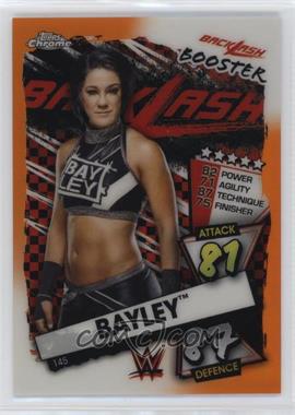 2021 Topps Chrome WWE Slam Attax - [Base] - Orange Refractor #145 - Bayley /25