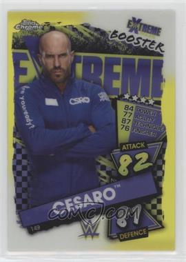 2021 Topps Chrome WWE Slam Attax - [Base] - Yellow Refractor #149 - Cesaro /99