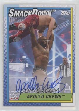 2021 Topps Heritage WWE - Autographs #A-AC - Apollo Crews /199