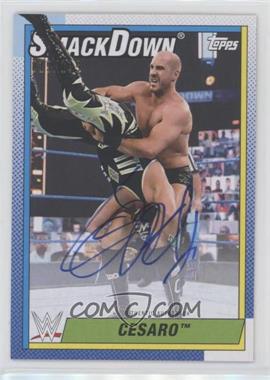 2021 Topps Heritage WWE - Autographs #A-CS - Cesaro /199