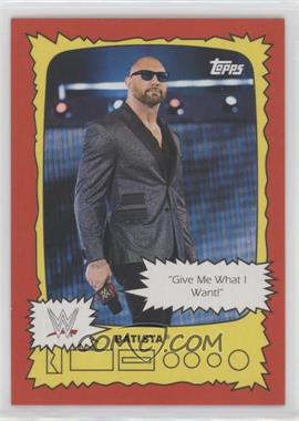 2021 Topps Heritage WWE - Superstars Speak #SS-1 - Batista