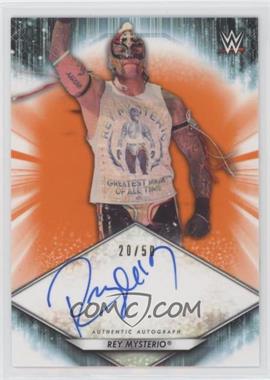 2021 Topps WWE - Autographs - Orange #A-RM - Rey Mysterio /50