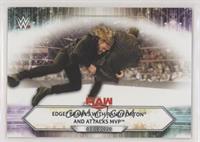 Raw - Edge Brawls with Randy Orton and Attacks MVP
