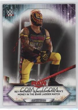 2021 Topps WWE - [Base] #59 - Raw - Rey Mysterio Qualifies for the Men's Money in the Bank Ladder Match