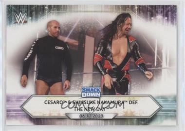 2021 Topps WWE - [Base] #86 - SmackDown - Cesaro & Shinsuke Nakamura def. The New Day