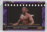 NXT TakeOver: Brooklyn - Sami Zayn vs. Cesaro #/25