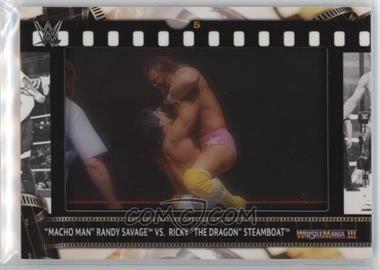 2021 Topps WWE - Match Film Strips Manufactured Relics #FS-SS - NXT TakeOver: New York - "Macho Man" Randy Savage vs.  Ricky "The Dragon" Steamboat