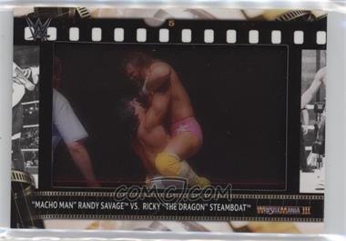 2021 Topps WWE - Match Film Strips Manufactured Relics #FS-SS - NXT TakeOver: New York - "Macho Man" Randy Savage vs.  Ricky "The Dragon" Steamboat