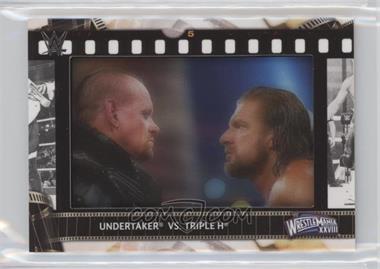 2021 Topps WWE - Match Film Strips Manufactured Relics #FS-UH3 - WrestleMania X8 - Undertaker vs. Triple H