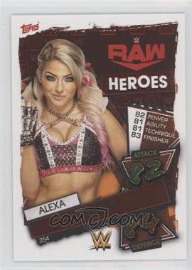 2021 Topps WWE Slam Attax - [Base] #254.1 - RAW Heroes - Alexa Bliss (Foil)