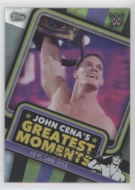 2021 Topps WWE Superstars - John Cena's Greatest Moments #JC1 - First WWE Title