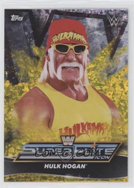 2021 Topps WWE Superstars - Super Elite Icon - Yellow #IC3 - Hulk Hogan