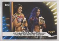 WWE Women's Tag Team Champions The Golden Role Models def. Tegan Nox & Shotzi B…