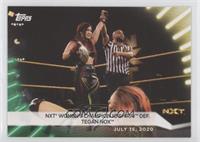 NXT Women's Champion Io Shirai def. Tegan Nox #/50