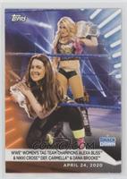 WWE Women’s Tag Team Champions Alexa Bliss & Nikki Cross def. Carmella & Dana B…