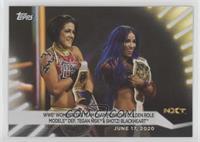 WWE Women's Tag Team Champions The Golden Role Models def. Tegan Nox & Shotzi B…
