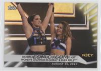 Dakota Kai & Raquel González def. NXT Women's Champion Io Shirai & Rhea Ripley