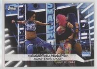 The Golden Role Models def. Asuka & Nikki Cross [EX to NM]