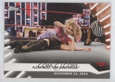 2021 Topps WWE Women's Division - [Base] #99 - Alexa Bliss def. Nikki Cross