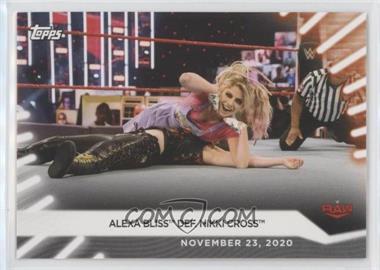 2021 Topps WWE Women's Division - [Base] #99 - Alexa Bliss def. Nikki Cross