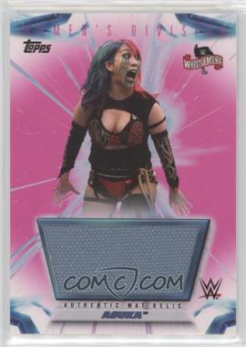 2021 Topps WWE Women's Division - Mat Relics - Pink #MR-AK - WrestleMania 36 - Asuka /150