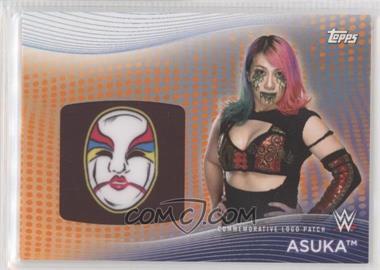 2021 Topps WWE Women's Division - Superstar Logo Patch Relics - Orange #SLP-AS - Asuka /75