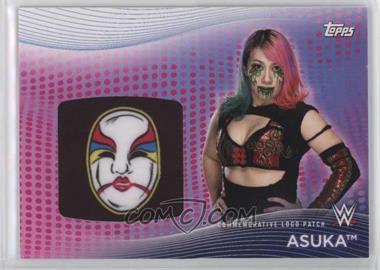 2021 Topps WWE Women's Division - Superstar Logo Patch Relics - Pink #SLP-AS - Asuka /150