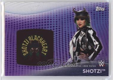 2021 Topps WWE Women's Division - Superstar Logo Patch Relics - Purple #SLP-SZ - Shotzi /99