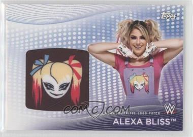 2021 Topps WWE Women's Division - Superstar Logo Patch Relics #SLP-AB - Alexa Bliss /199