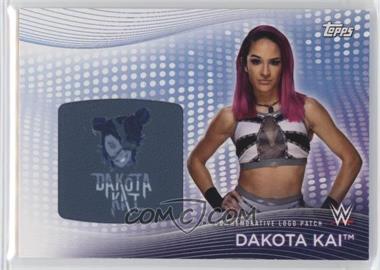 2021 Topps WWE Women's Division - Superstar Logo Patch Relics #SLP-DK - Dakota Kai /199