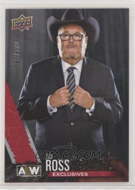 2021 Upper Deck AEW All Elite Wrestling - [Base] - Exclusives #74 - Crew - Jim Ross /100