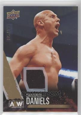 2021 Upper Deck AEW All Elite Wrestling - [Base] - Gold Memorabilia #44 - Christopher Daniels /199