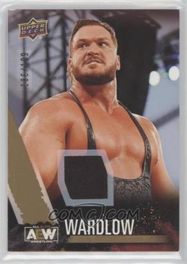 2021 Upper Deck AEW All Elite Wrestling - [Base] - Gold Memorabilia #49 - Wardlow /199