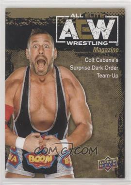 2021 Upper Deck AEW All Elite Wrestling - [Base] - Gold #86 - AEW Magazine - Colt Cabana
