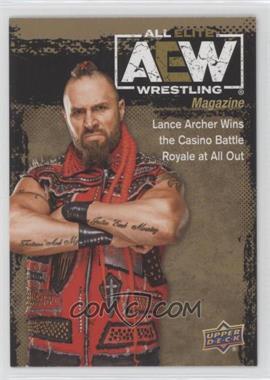 2021 Upper Deck AEW All Elite Wrestling - [Base] - Gold #91 - AEW Magazine - Lance Archer